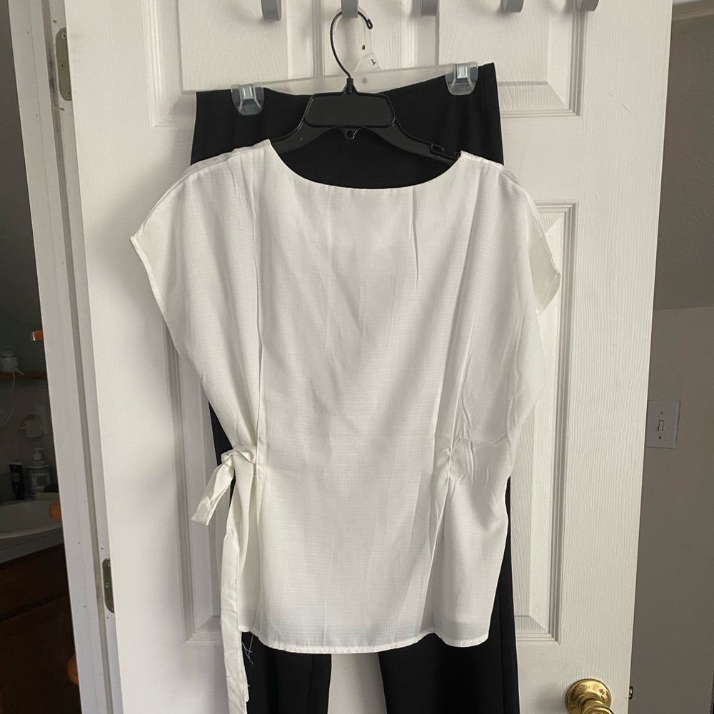 White Cap Sleeve Blouse